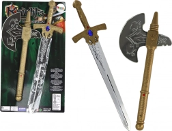 set da cavaliere spada e ascia per bambini con effetti sonori