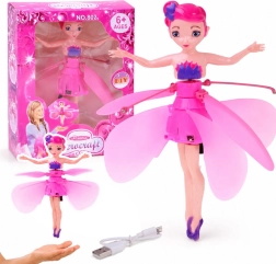 Fata volante – bambola interattiva con sensore del palmo e luce 19 cm - 1 pezzo