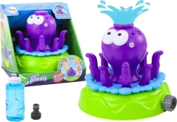 Irrigatore da giardino Polpo con fontana e bolle Viola