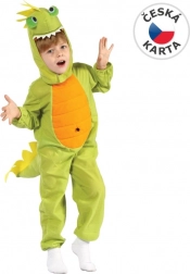 Costume di Carnevale Dinosauro per bambini 92-104 cm