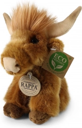 Bovino delle Highlands scozzesi in peluche 16 cm eco-friendly