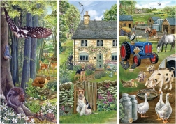 Puzzle Fattoria Woodland 1000 pezzi