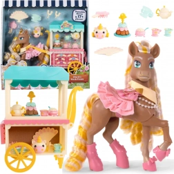 Wild Manes Cherie – carrello da tè con accessori, figurina pony