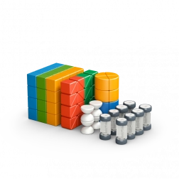 Geomag Magicube Shapes – set di costruzione 128 pezzi