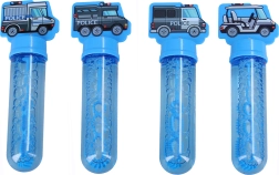 Bacchetta per bolle di sapone con auto della polizia 14 cm - 1 pezzo