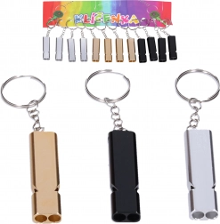 Portachiavi con doppio fischietto