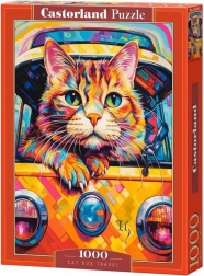 Puzzle 1000 Pezzi Cat Bus Travel