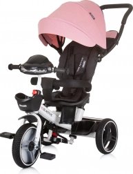 Triciclo con cappottina Chipolino Be Active 2 in 1 Pink Linen