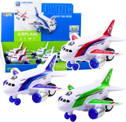 Aereo da viaggio a batterie con effetti