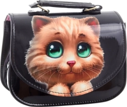 Borsa a tracolla con motivo di gattino