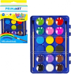 acquerelli con pennelli in set