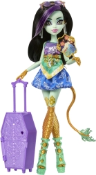 Monster High Segreti spaventosi Jinafire Long con accessori da viaggio