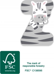 piccola lettera in legno Z