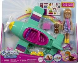Barbie Chelsea – aereo con bambola pilota e cagnolino