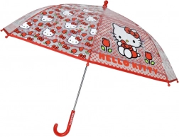 Ombrello automatico Hello Kitty 48 cm rosso