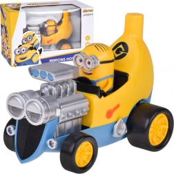 Minion in auto a banana con luci, suoni e vibrazioni