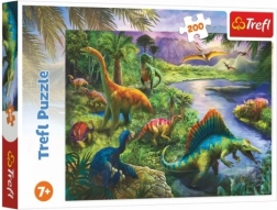 Puzzle Trefl dinosauri feroci 200 pezzi