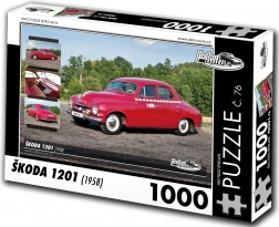 puzzle retro-auto Škoda 1201 – 1000 pezzi