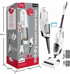 Aspirapolvere giocattolo senza fili per aspirazione a secco e a umido