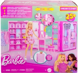 Guardaroba dei sogni BARBIE con abiti e accessori (senza bambola)