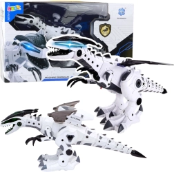 Dinosauro robotico con luci e suoni a batterie
