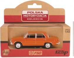 Modello in metallo PRL FIAT 125p marrone 1:43