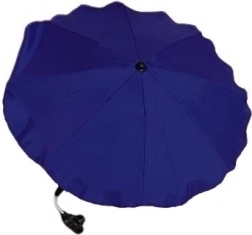 Ombrellino parasole blu scuro per passeggino