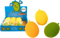 Pallina antistress spremibile a forma di jackfruit – giocattolo in gomma estensibile