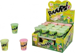 Slime puzzolente che fa rumori in barattolo, 3 tipi, display 32 pz