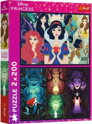 Puzzle 2×200 pezzi Disney PRINCESS – Principesse incantevoli
