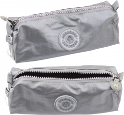 Astuccio scolastico con un vano grigio