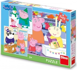Puzzle PEPPA PIG – pomeriggio allegro 3×55 pezzi