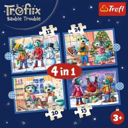 Puzzle progressivi Treflíci Natale 4 in 1