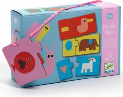 DJECO Duo Puzzle - Forme e animali