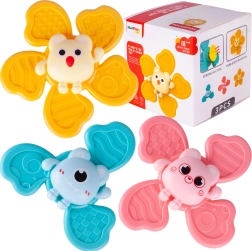 Set di spinner sonagli per bambini 3 pz