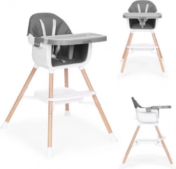 Seggiolone per bambini 2 in 1, grigio, ECOTOYS