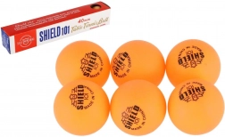 Palline da ping pong SHIELD 6 pz senza cuciture gialle 40 mm