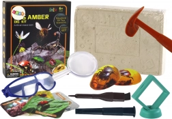 Set Archeologico di Insetti in Ambra