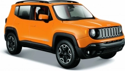 Modello in metallo JEEP Renegade arancione 1:24