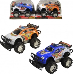 Auto della polizia fuoristrada in variante colorata