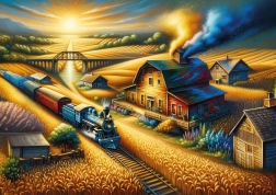 Puzzle Strada d'autunno 260 pezzi