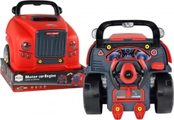 Giocattolo da officina rosso per bambini - camion smontabile