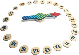 Gioco da esterno in legno Gira la freccia – colori e numeri