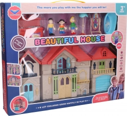Casetta per bambole con effetti 40 cm set