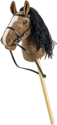Hobby horse Milly Mally cavallino di peluche marrone su bastone