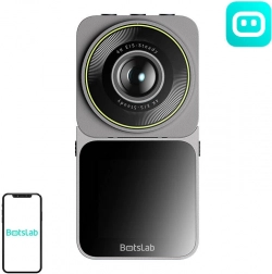 Telecamera 4K doppia per auto e action cam BOTSLAB con Wi‑Fi 2,4 GHz e batteria da 1700 mAh