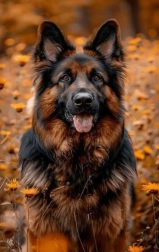 Norimpex pittura diamantata pastore tedesco tra i fiori 30 × 40 cm