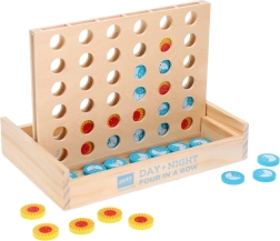 Gioco in legno Quattro in fila giorno e notte