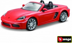 Modello Bburago Porsche 718 Boxster arancione 1:24