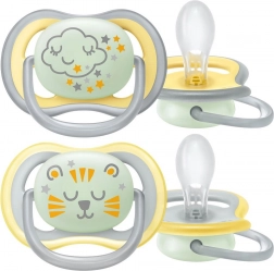 Succhietto in silicone AVENT Ultra Air, luminoso, 18m+